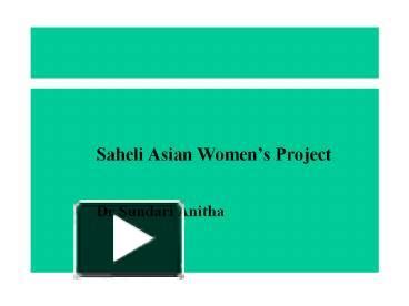 saheli asian women's project.